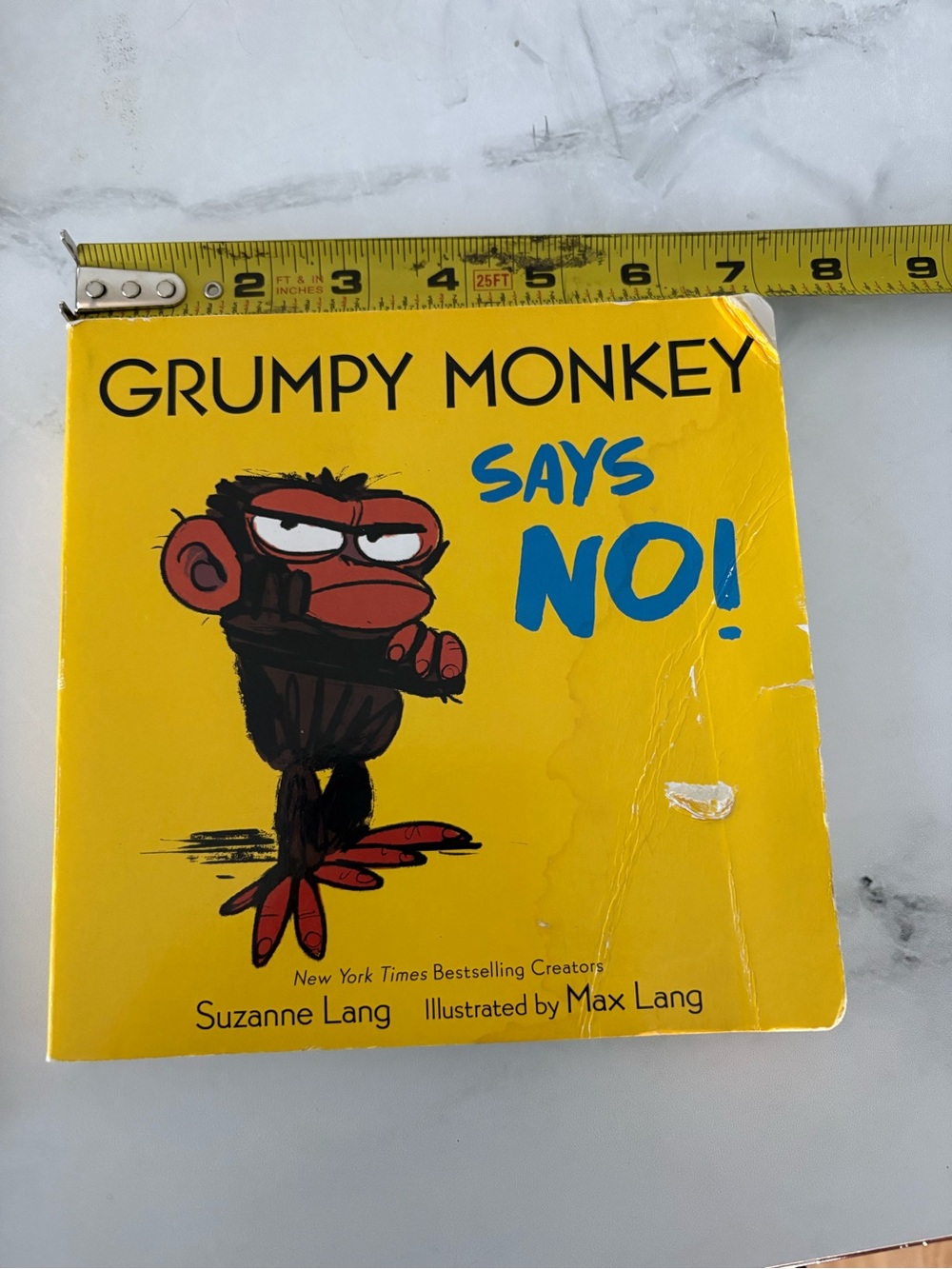 Grumpy Monkey Says No! by Suzanne Lang (2022, Children's Board Books)
